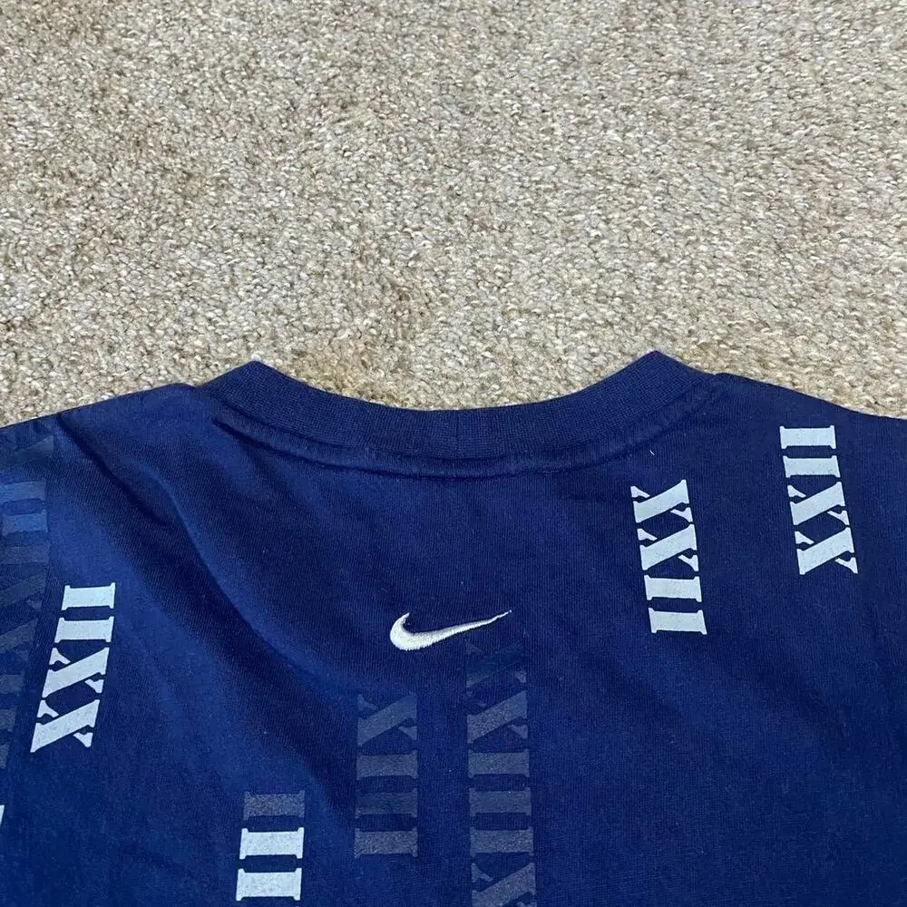 Y2k Nike Lebron Shirt Mens M* Baggy Oversized Embroidered All Over Streetwear